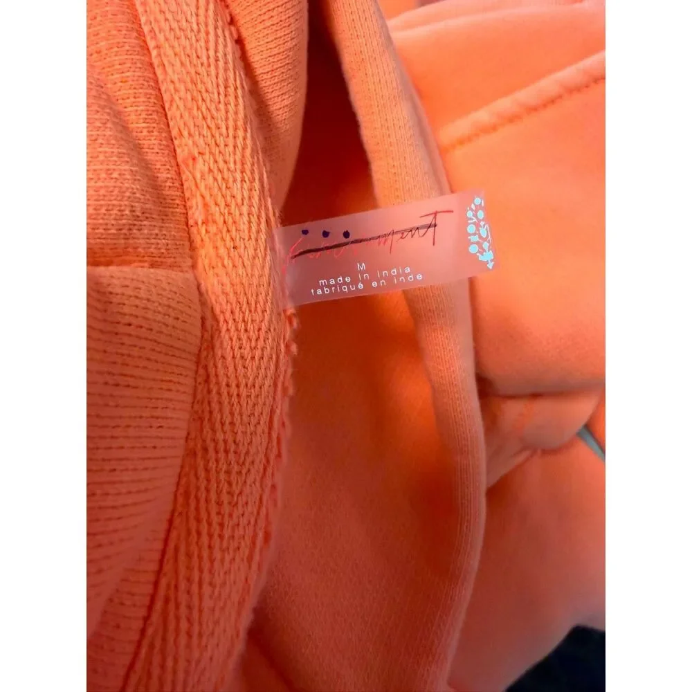 Free People x FP Movement A Cut Above Flocked Buti Hoodie
